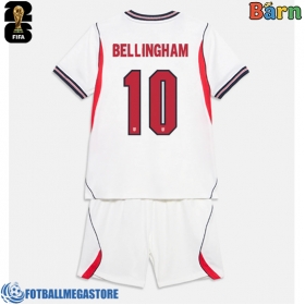 Fotballdrakt Barn England Jude Bellingham #10 Hjemmedraktsett VM 2026 Kortermet (+ Korte bukser)